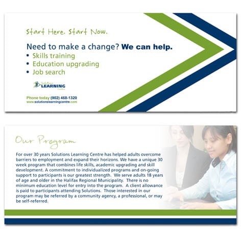 Solutions Learning Centre Rack Cards